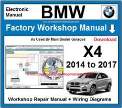 BMW X4 Workshop Repair Manual Download